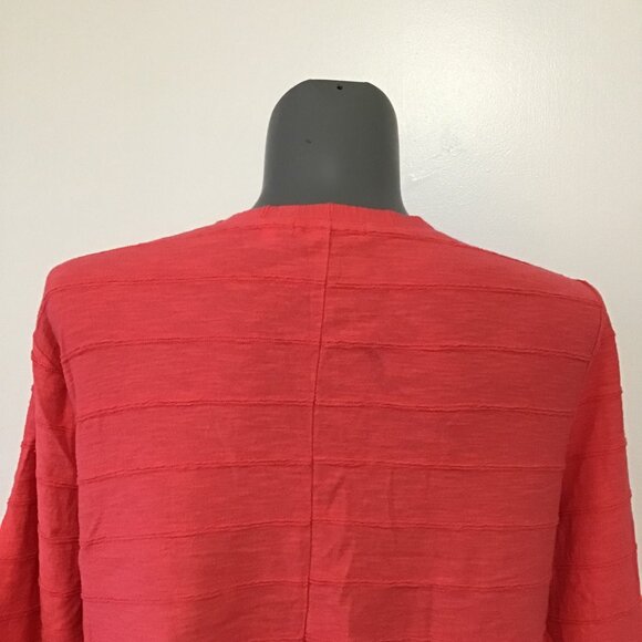 Habitat 3/4 Sleeve Button Front Lagenlook Top Size L - Picture 5 of 11